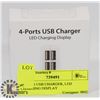 Image 1 : 4 PORTS USB CHARGER, LED CHARGING DISPLAY