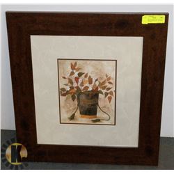 "AUTUMN CHAMPAGNE" FRAMED PRINT 22 X 24