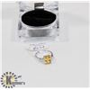 Image 1 : STERLING .925 SILVER RING SIZE 7 CUBIC YELLOW