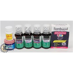 BAG OF ASSORTED KIDS MEDICINE