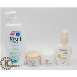 BAG OF ASSORTED SKIN CREAMS