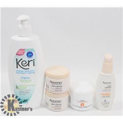 BAG OF FACE CREAMS AND MORE