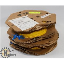 2 NEW ROLLS OF TE CONNECTIVITY 2.0 MM SIMPLEX