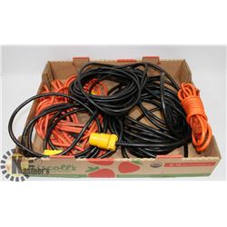 FLAT OF HEAVY DUTY EXTENSION CORDS