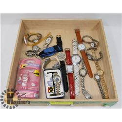 FLAT OF WOMENS WATCHES.