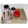 Image 1 : DISNEY WORLD SET OF MILLENNIUM GLASSES WITH MISC