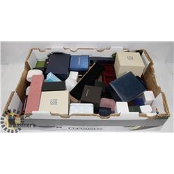 LARGE FLAT OF JEWELLERY BOXES, WATCH BOXES, INC