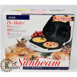 SUNBEAM PIE MAKER KITCHEN SMALL APPLIANCE