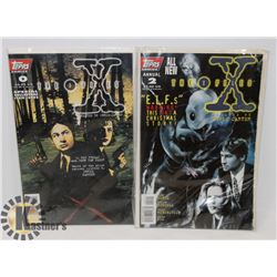 X FILES COMIC BOOKS #0 AND ANNUAL #2