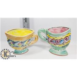 HAND CRAFTED UNIQUE TEA CUPS