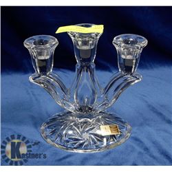 GENUINE LEAD CRYSTAL CANDELABRA, MADE IN GERMANY