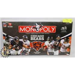 NEW MONOPOLY CHICAGO BEARS COLLECTORS EDITION