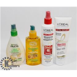 BAG OF ASSORTED HAIR PRODUCTS