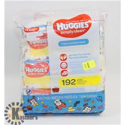 192 PACK OF HUGGIES WIPES