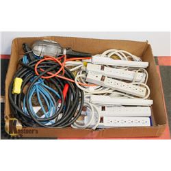 TRAY OF POWER CABLES AND POWER BARS