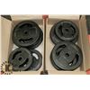 Image 1 : 2 BOXES ASSORTED WEIGHTLIFTING WEIGHTS