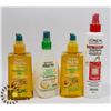 Image 1 : BAG OF HAIR OIL, DETANGLING SPRAY, AND MORE