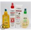 Image 1 : BAG OF HAIR OIL, DETANGLING SPRAY, AND MORE
