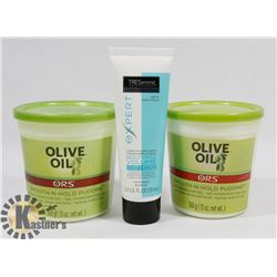 BAG OF HAIR GEL AND MAXIMIZER