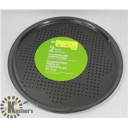 SET OF 2 PIZZA PANS