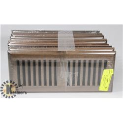10 LAMINATE WOOD FLOOR REGISTERS - MAPLE -