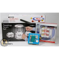 SET OF 4 NEW DESKTOP SPORT ITEMS