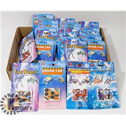 FLAT OF 30 SEALED 5 PC MINI BUILD