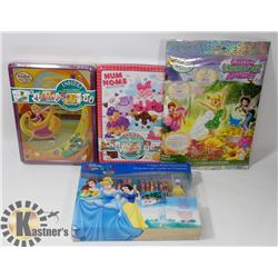 FLAT WITH NEW DISNEY MAGIC ART STICKERS AND MORE.