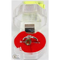 #51-PERIDOT DANGLING RING