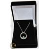 Image 1 : #44-GREEN EMERALD PENDANT NECKLACE