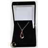 Image 1 : #25-MULTI-COLORED CZ NECKLACE PENDANT