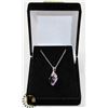 Image 1 : #15-CUBIC ZIRCONIA NECKLACE & PENDANT