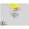 Image 1 : STERLING SILVER CZ RING SIZE 8.