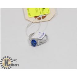 STERLING SILVER CZ RING SIZE 6.25.