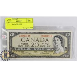 1954 CANADA $20 BILL