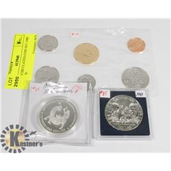 1988 UNCIRCULATED COIN SET 1989 $1, 1988 $1