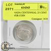 Image 1 : 1967 CANADA CENTENNIAL 25 CENT 80% SILVER COIN