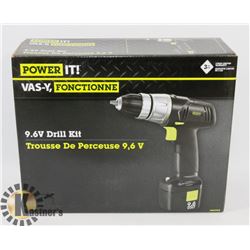 POWER IT 9.6V DRILL KIT