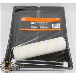NEW! 3PC 9.5" PAINT ROLLER KIT