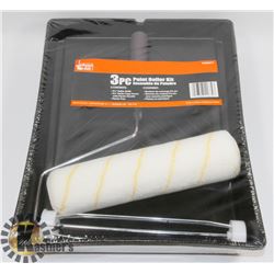 NEW! 3PC 9.5" PAINT ROLLER KIT