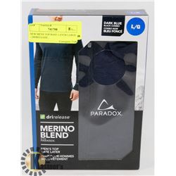 NEW MENS TOP BASE LAYER LARGE - DRIRELEASE.