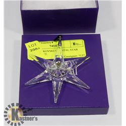 1993 SWAROVSKI CRYSTAL STAR ORNAMENT.