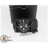 Image 1 : OMAX MENS WATCH WITH BLACK FACE, STAINLESS STEEL