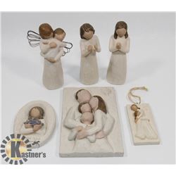 LOT OF WILLOW TREE FIGURES INCL "FAMILY", "MOTHER