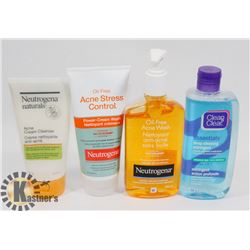 BAG OF ASSORTED ACNE PRODUCTS