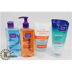 BAG OF ASSORTED ACNE PRODUCTS