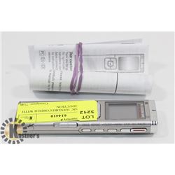 PANASONIC HANDRECORDER WITH NOISE REDUCTION