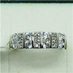 SILVER CUBIC ZIRCONIA RING