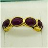 Image 1 : GOLD PLATED SILVER RUBY RING