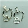 Image 1 : SET OF 2 SILVER PENDANTS